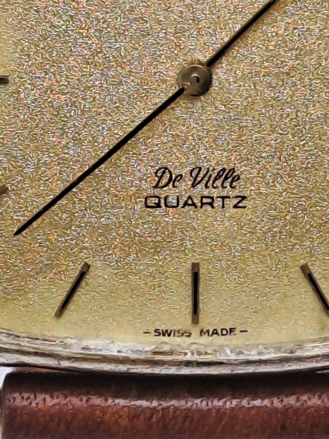 Vintage Omega de Ville Quartz watch -NOT WORKING- Non Omega Leather strap