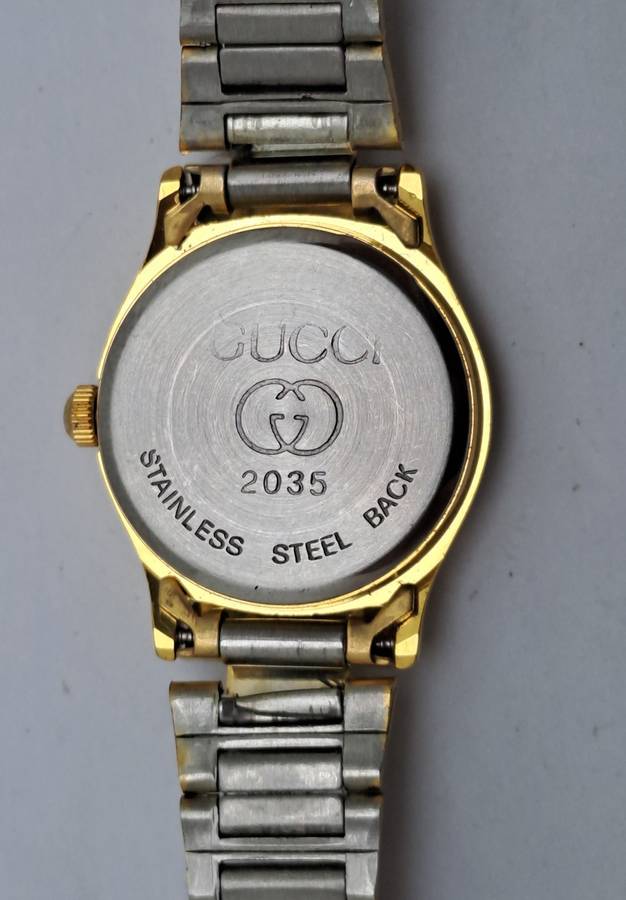 Vintage Ladie`s Gucci 2035 Quartz  Watch -Singapore Movement -Working