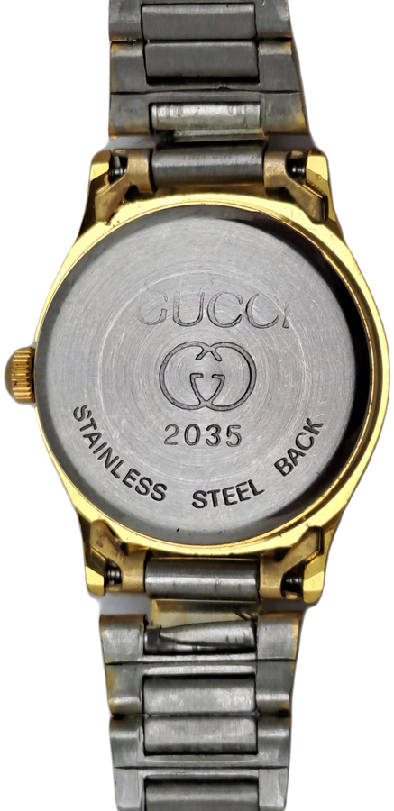 Vintage Ladie`s Gucci 2035 Quartz  Watch -Singapore Movement -Working