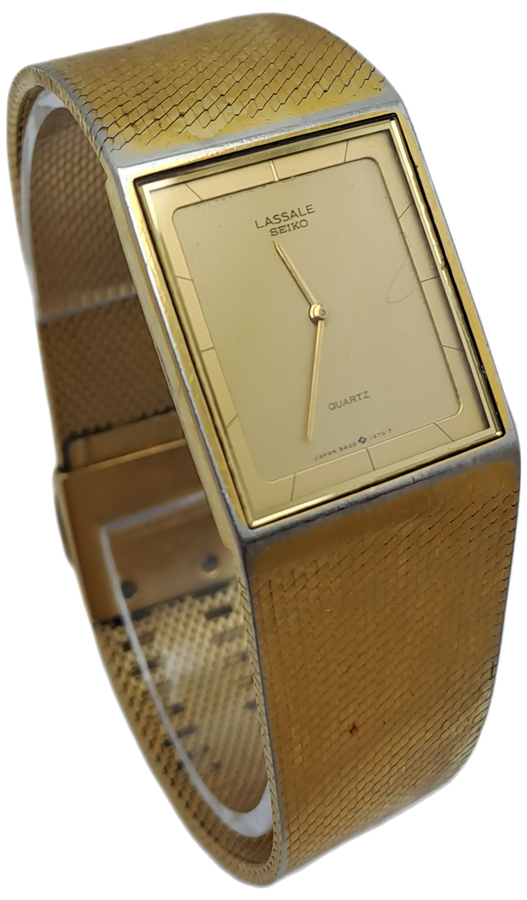 Pre-owned Vintage Lady`s Seiko Lassale Quartz watch 8420-6869-Working