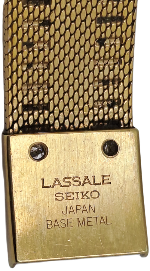 Pre-owned Vintage Lady`s Seiko Lassale Quartz watch 8420-6869-Working