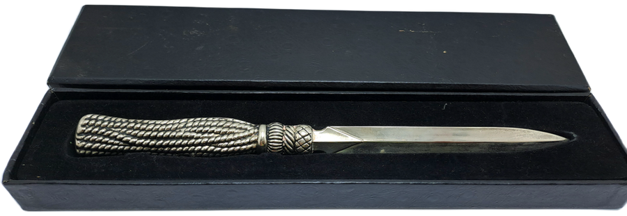 Solid Metal Letter Opener - Boxed-22cm