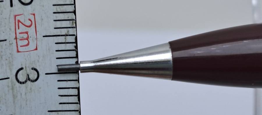 Vintage maroon White Dot Sheaffer 370 Mechanical Pencil - No Case - 1mm Lead -working