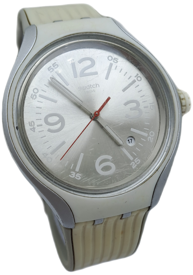 Pre-Owned Swiss Made Swatch Watch 446 -NOT WORKING- Silicon read More