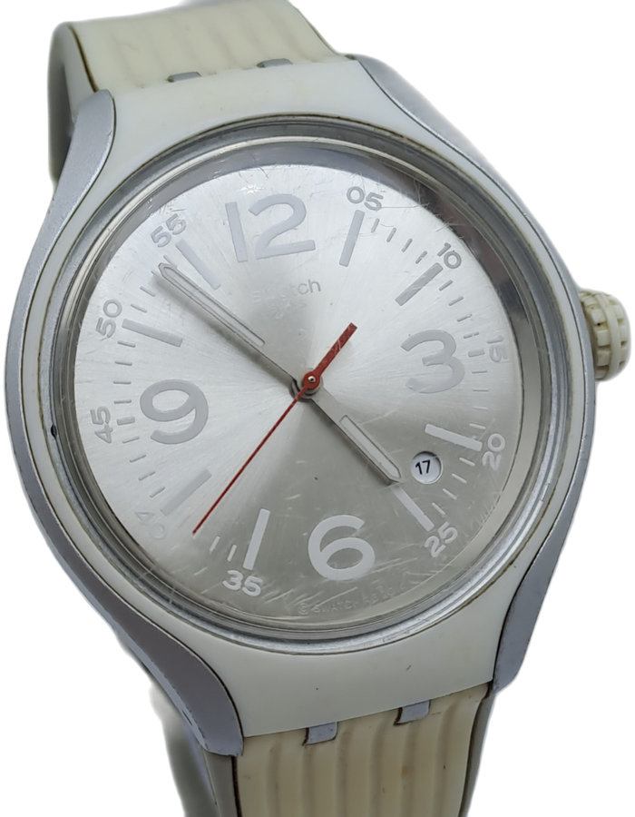 Pre-Owned Swiss Made Swatch Watch 446 -NOT WORKING- Silicon read More