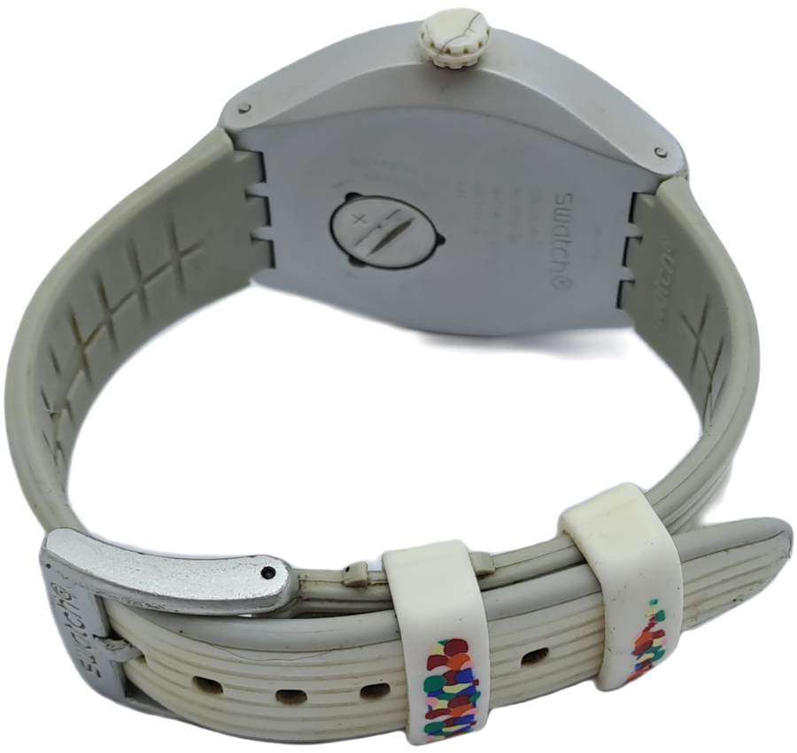 Pre-Owned Swiss Made Swatch Watch 446 -NOT WORKING- Silicon read More