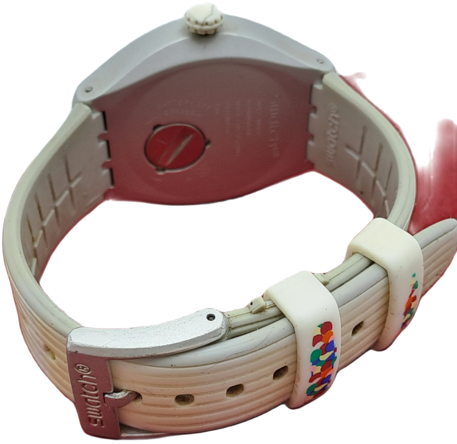 Pre-Owned Swiss Made Swatch Watch 446 -NOT WORKING- Silicon read More