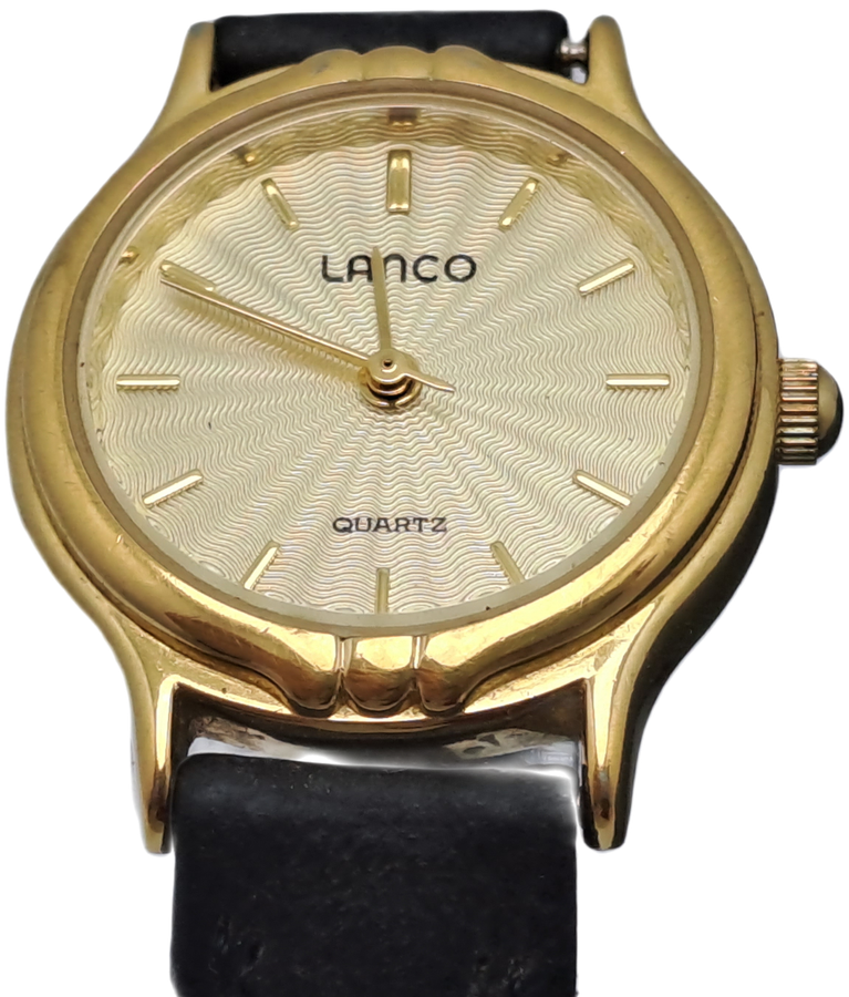 Pre-owned Ladies lanco L165-1277 Quartz Watch -Working -Boxed