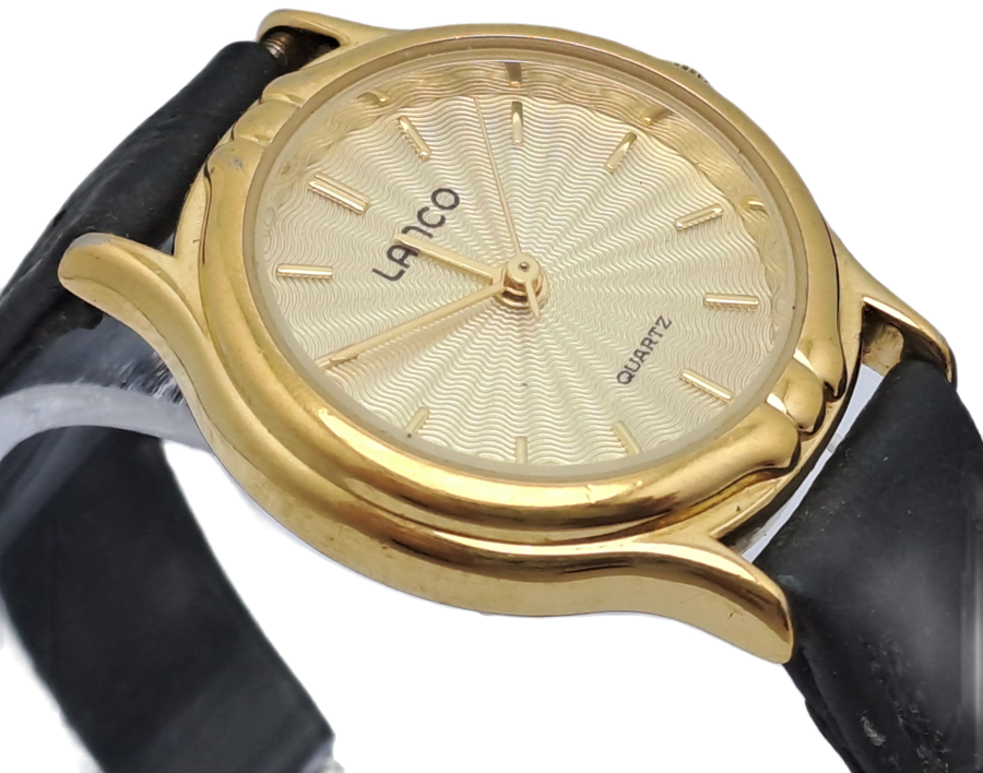 Pre-owned Ladies lanco L165-1277 Quartz Watch -Working -Boxed