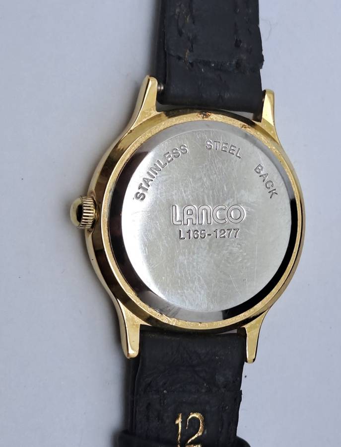 Pre-owned Ladies lanco L165-1277 Quartz Watch -Working -Boxed