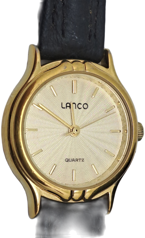 Pre-owned Ladies lanco L165-1277 Quartz Watch -Working -Boxed