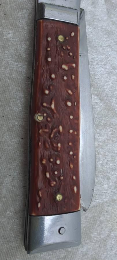 Pre-Owned Flick Folding Knife made in Japan Stainless steel Blade.