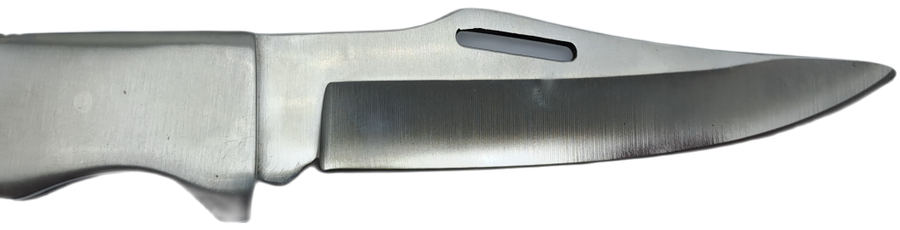 Pre-Owned Columbia Fujunjie USA Folding Knife with Canvas Sheath