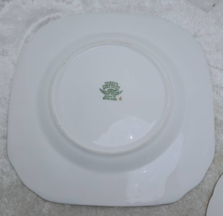 Vintage Royal TUSCAN Blue Color Trio Fine English Bone China Pattern C9151 (2 Available)