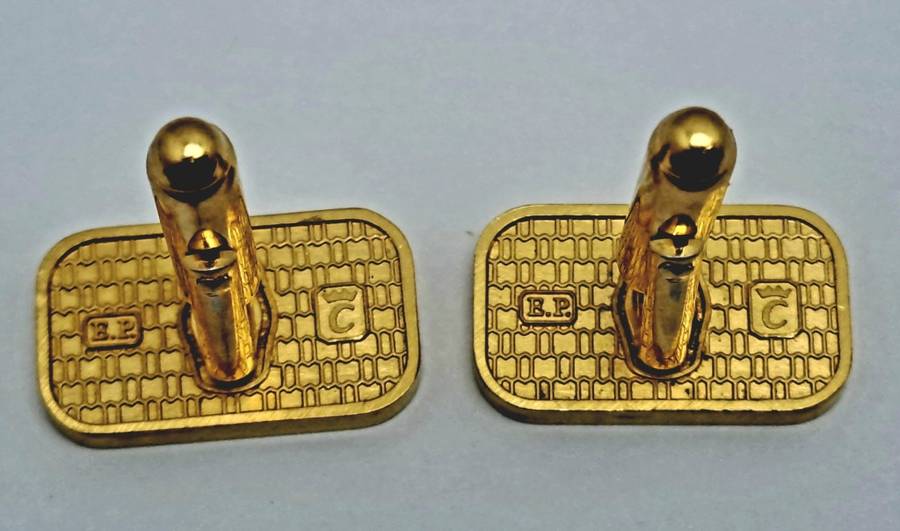 A Pair of Vintage M&R ENGINEERING Cufflinks - No Box