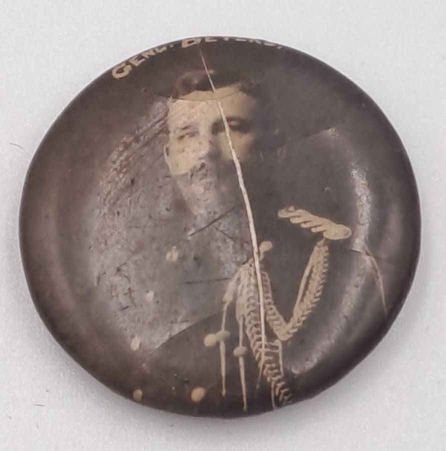 Rare!! Pin Badge of Boerwar General Beyers -23mm  - No Pin