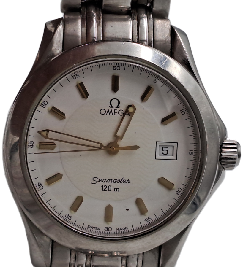 Pre-0wned 1990`s Omega Seamaster 120m Mens Quartz watch -Very Good Condition