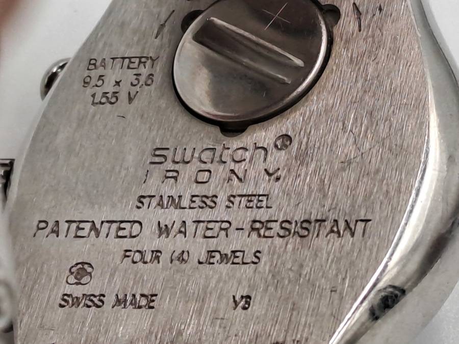 Pre-Owned AG1999 Mens Swiss Swatch IRONY Chrono Mesmeric Blue Watch