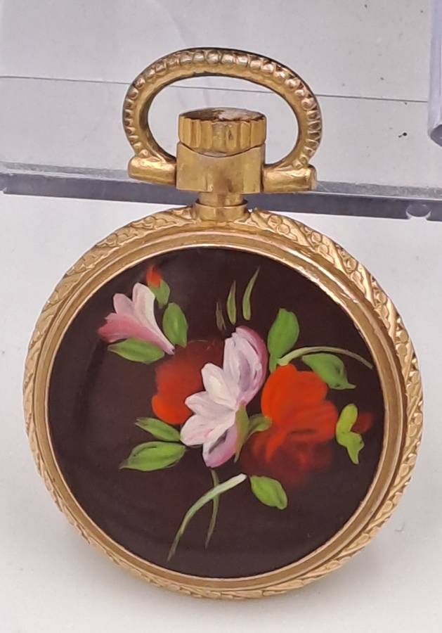 Rare Vintage small Ladies Farian Pocket watch (wind-up) Working -17 Rubis