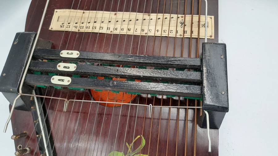 Antique Rosen Autoharp Circa 1888 by Charles Zimmerman -Made in Germany