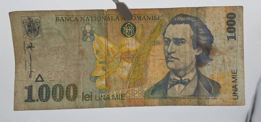 1998 Romania 1000 Lei Banknote