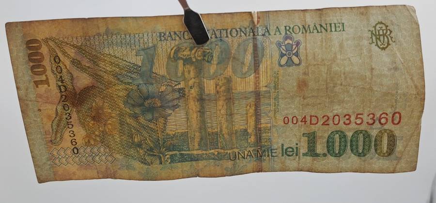 1998 Romania 1000 Lei Banknote