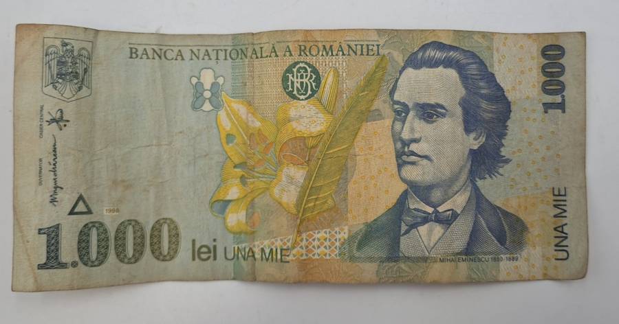 1998 Romania 1000 Lei Banknote