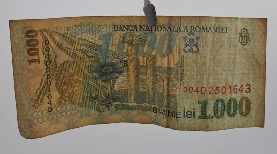 1998 Romania 1000 Lei Banknote