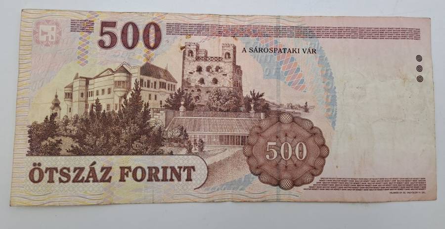1998- Hungary 500 Forint Banknote