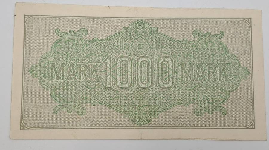 1922 Germany  1000 Mark Reichsbank note
