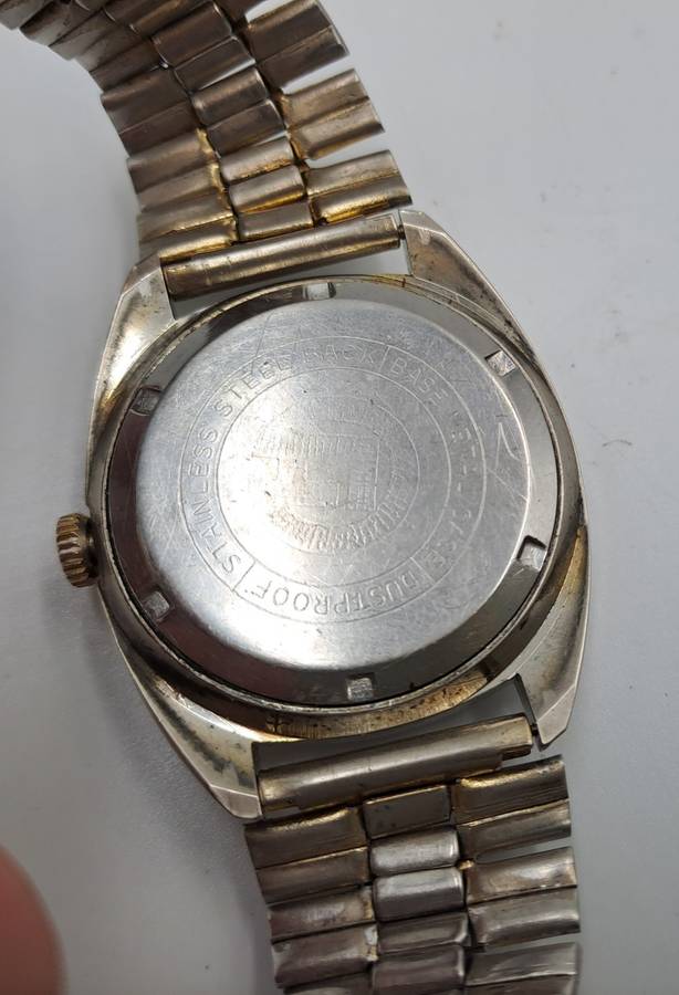 Vintage Mens Rottery Swiss Made Manual Wind Watch -Working -17 Jewels
