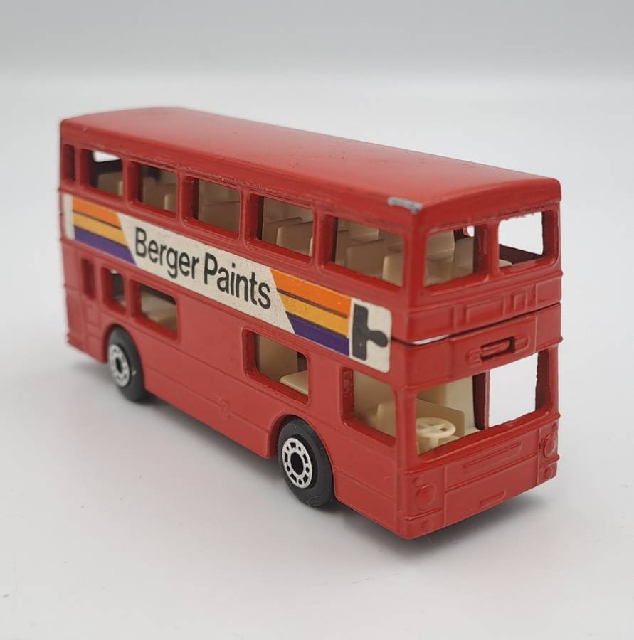 1972 Matchbox superfast No 17 Londedoner Red Double decker Bus by Lesney England