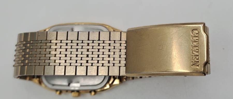 Pre-owned Vintage Citizen Analogue -Digital Alarm Quartz watch -Working