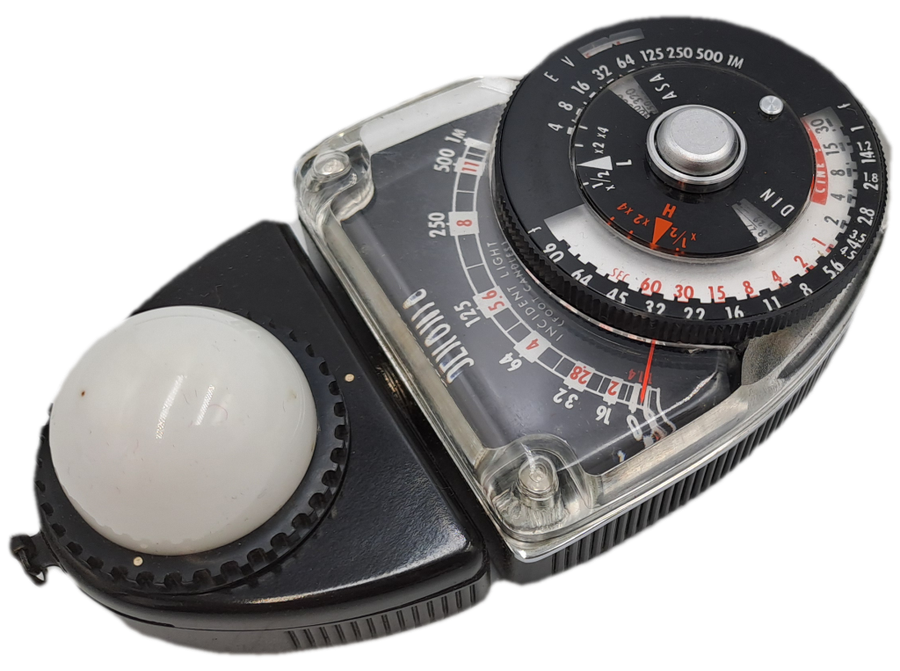 Vintage Sekonic Studio de Lux Photography Exposure meter in Pouch Model L28c2-Working