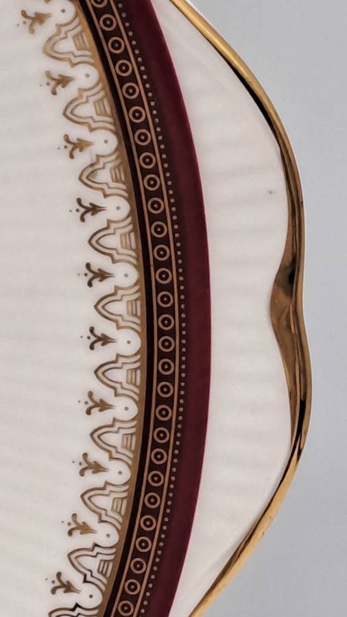 Vintage 1984 Royal Albert Holyrood Fine Bone China Cake Plate.