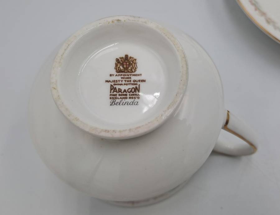 Vintage Paragon BELINDA By appointment to her Majesty the Queen Trio-4 available