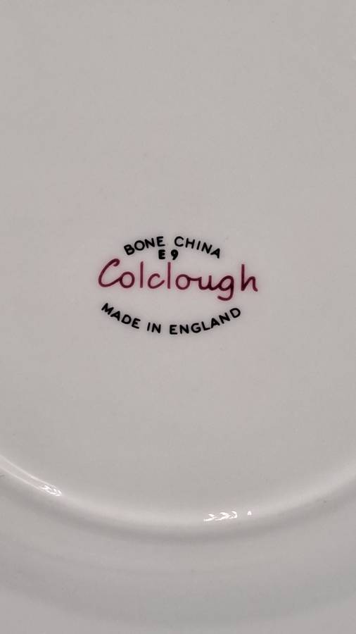 Vintage COLCLOUGH Bone China TRIO Made in England   ( 6 Available) Excellent Condition