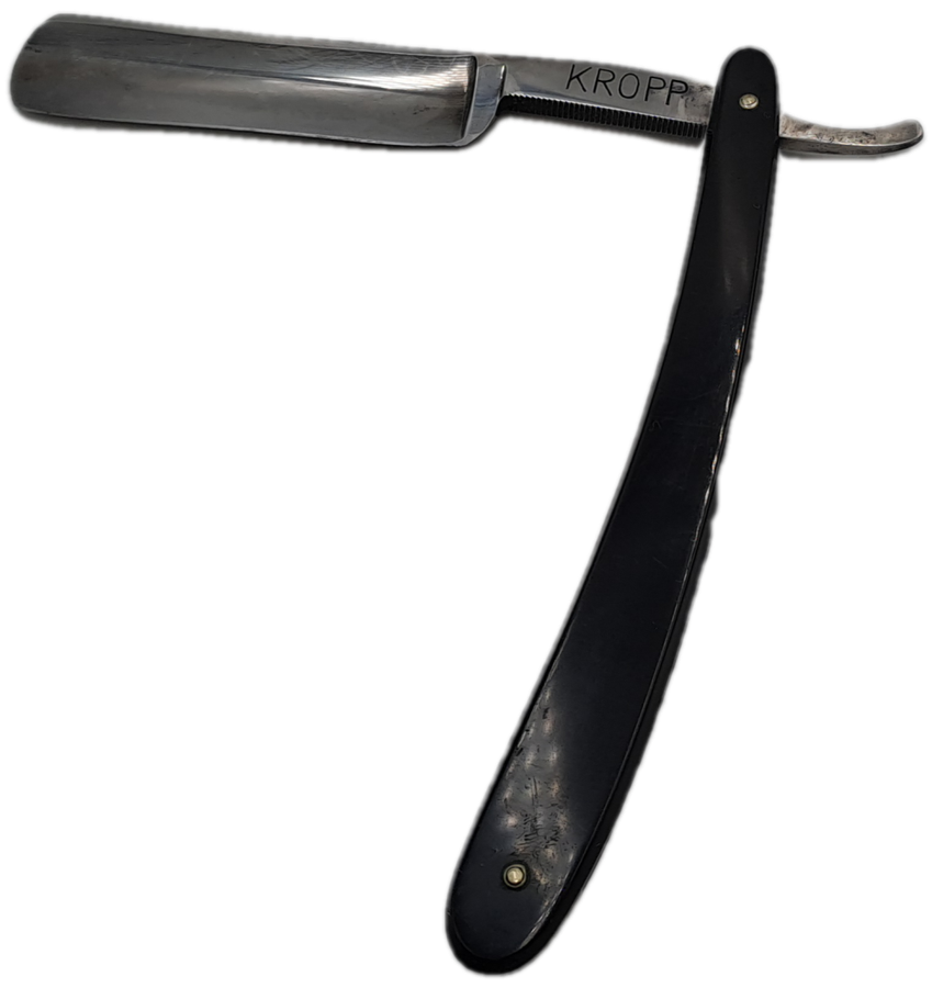 Vintage Kropp cut throat razor - made and ground in Sheffield England