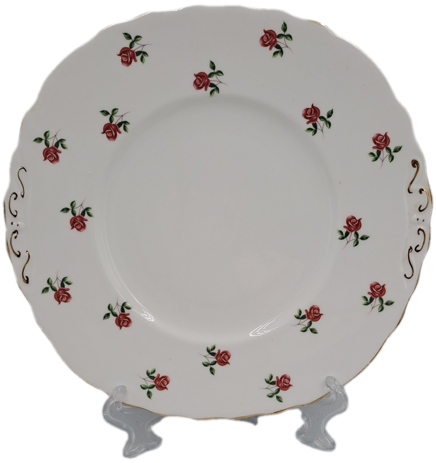 Vintage COLCLOUGH Bone China Cake Plate Made in England  Excellent Condition