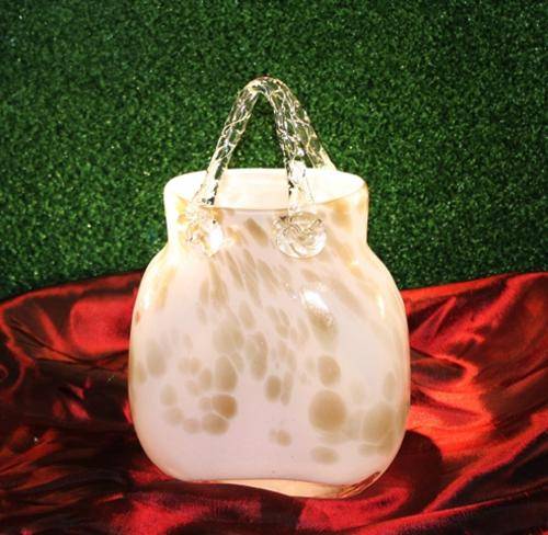 This Beautiful Glass Handbag is 255mm high ..what a stunning piece ..see more