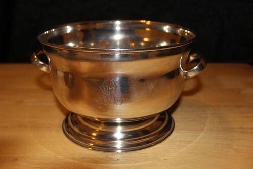 R1 Start! President Plated pot/Bowl (some marks inside) -600g, 200mm(w) x 30mm (H) see all photo's