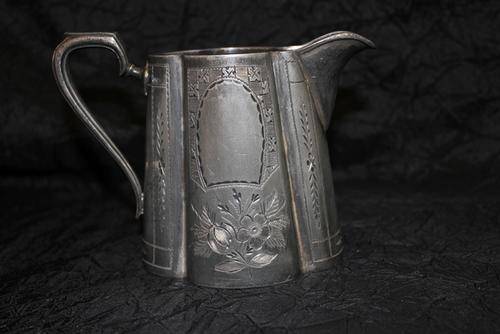 A Vintage silver milk jar --145mmx 101mm -225g - see Photo's for condition
