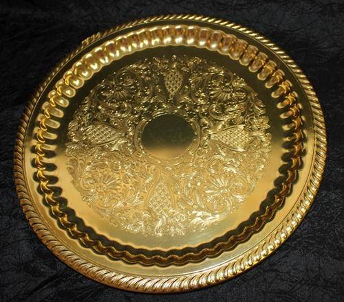 A  Brass Tray 330mm - 445g   - See all photo's
