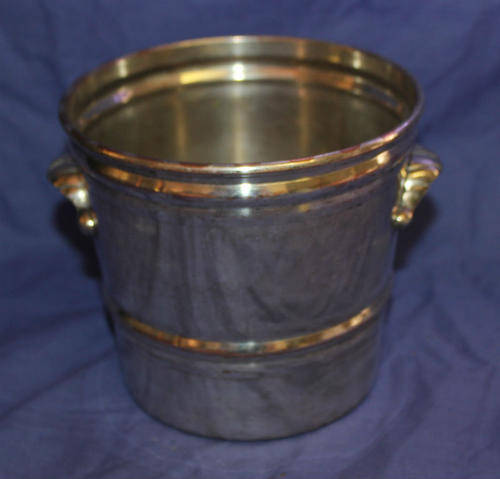 a Goodwin Silver Plated on copper bucket 545g 132x175mm - see More
