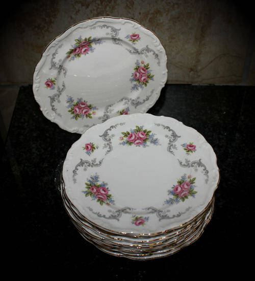 Royal Albert Bone China   "TRANQUILITY"  England- Side plate - Bid is for 1 side plate -10 available