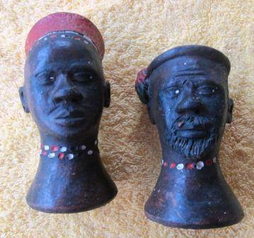 2 Clay Heads