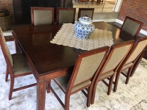 Mahogany dining set