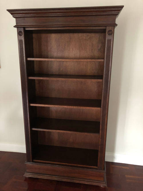 Mahogany bookcase