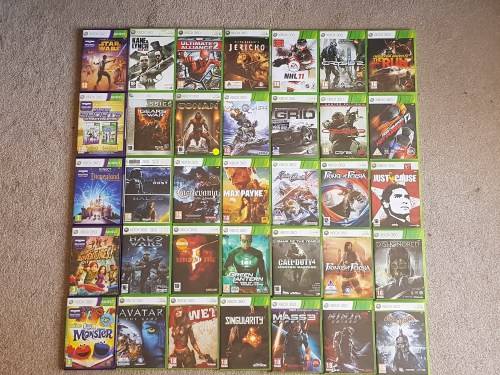 36 x AAA XBOX 360 Game Titles (used - Great Condition) ***FREE SHIPPING***