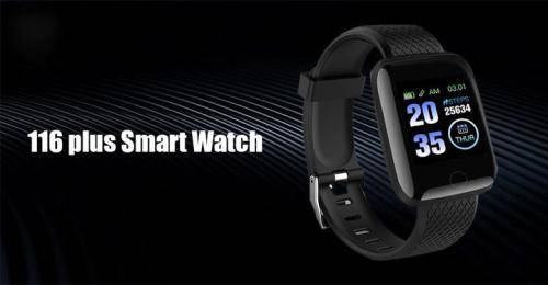 116 PLUS SMART FITNESS WATCH BLACK
